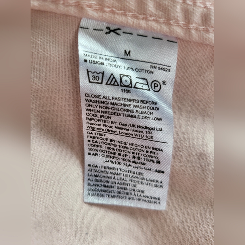 GAP Light Pink Utility Jacket - Picture 5 of 7